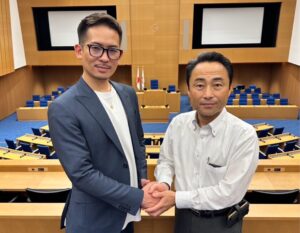 公明党 市会議員 斉藤伸一氏と今後の横浜市の未来について対談